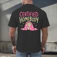 Certified Homebody Trendy Frog Introvert Men's Back Print T-Shirt Certified Homebody Trendy Frog Introvert Men's Back Print T-Shirt