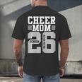 Cheer Mom Senior 2026 Cheerleaders Graduation Mother Men's Back Print T-Shirt