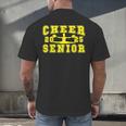 Cheerleading Senior Night Cheer Senior 2025 Graduation 10 Men's Back Print T-Shirt