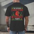 Christmas Introvert Team Introvert Introverted Xmas Men's Back Print T-Shirt Christmas Introvert Team Introvert Introverted Xmas Men's Back Print T-Shirt
