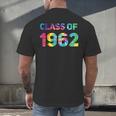 Class Of 1962 School Reunion College Highschool Graduation Men's Back Print T-Shirt