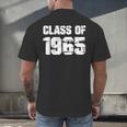 Class Of 1965 High School College Graduation Reunion Men's Back Print T-Shirt