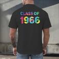 Class Of 1966 School Reunion College Highschool Graduation Men's Back Print T-Shirt