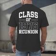 Class Of 1976 Reunion 50 Years Alumni Graduation High School Men's Back Print T-Shirt