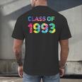 Class Of 1993 School Reunion College Highschool Graduation Men's Back Print T-Shirt