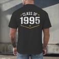 Class Of 1995 School Reunion Graduation Vintage Style Men's Back Print T-Shirt