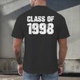 Class Of 1998 High School College Graduation Reunion Men's Back Print T-Shirt