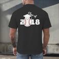 Class Of 2018 Baseball Senior Graduation Shirt Grad Men's Back Print T-Shirt