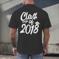 Class Of 2018 Graduation Cap Trendy Cute Men's Back Print T-Shirt