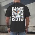 Class Of 2018 Graduation Dabbing Unicorn Shirt Men's Back Print T-Shirt