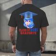 Class Of 2021 Graduate Kawaii Anime Girl School Graduation Men's Back Print T-Shirt