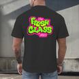 Class Of 2021 Senior Fresh 90's TV Style Grad For Graduation Men's Back Print T-Shirt