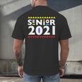 Class Of 2021 Senior Year 90's TV Style Graduation For Grad Men's Back Print T-Shirt