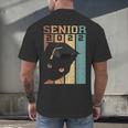 Class Of 2022 Graduation Cat Seniors Grad Men's Back Print T-Shirt