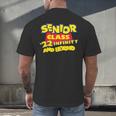 Class Of 2022 Senior 2000s Animated Movie Style Graduation Men's Back Print T-Shirt