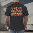 Class 2022 Senior 80s 90s Rock Retro Vintage Graduation Men's Back Print T-Shirt