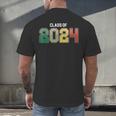 Class Of 2024 College High School Graduation Men's Back Print T-Shirt