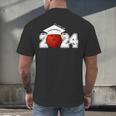 Class Of 2024 Graduation For Him Her Bowling Sports Men's Back Print T-Shirt