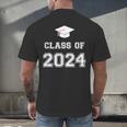 Class Of 2024 Graduation Men's Back Print T-Shirt