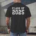 Class Of 2025 5th Grade Promotion Shirt Graduation Men's Back Print T-Shirt