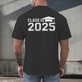 Class Of 2025 First Day Of School Kindergarten Graduation Men's Back Print T-Shirt