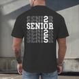 Class Of 2025 Senior 2025 Back To School 2025 Graduation 25 Men's Back Print T-Shirt