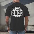 Class Of 2025 Senior School Graduation College Men's Back Print T-Shirt