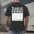 Class Of 2025 Sign My Shirt Senior 2025 Graduation Men's Back Print T-Shirt