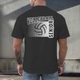 Class Of 2025 Volleyball Senior Class 25 Graduation Men's Back Print T-Shirt