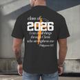 Class Of 2026 Christian Graduation Senior Graduate Men's Back Print T-Shirt