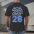 Class Of 2026 Senior Graduation High School And College Grad Men's Back Print T-Shirt