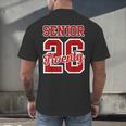 Class Of 2026 Senior 2026 Senior Twenty 26 Graduation Men Men's Back Print T-Shirt