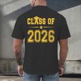 Class Of 2026 Shirt Graduation Men's Back Print T-Shirt