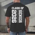 Class Of 2026 Shirt School Senior Year Graduation 2026 Men's Back Print T-Shirt