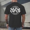 Class Of 2026 Twenty 26 Classic Rock Graduation Senior 2026 Men's Back Print T-Shirt