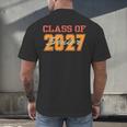 Class Of 2027 Graduation Senior Back To School 2026 Graduat Men's Back Print T-Shirt