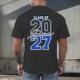 Class Of 2027 Senior 2027 Graduation Men's Back Print T-Shirt