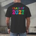 Class Of 2027 Shirt For Boys And Girls Fun 2027 Graduation Men's Back Print T-Shirt