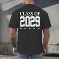 Class Of 2029 School Graduation Graduate s Men's Back Print T-Shirt