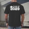 Class Of 2029 Senior Graduation 2029 Shirt Men's Back Print T-Shirt