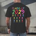 Class Of 2029 Senior Class 2029 Idea Graduation Grow With Me Men's Back Print T-Shirt