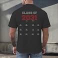 Class Of 2031 Graduation T-Shirt With Space For Hand Prints Men's Back Print T-Shirt
