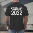 Class Of 2032 Grow With Me Graduation Men's Back Print T-Shirt
