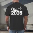 Class Of 2035 Kid To Adult Future Years Graduation Keepsake Men's Back Print T-Shirt