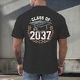 Class Of 2037 Graduation Men's Back Print T-Shirt