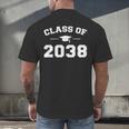 Class Of 2038 Grow Together First Day Of School Graduation Men's Back Print T-Shirt