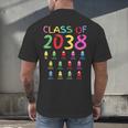 Class Of 2038 Senior Class 2038 Idea Graduation Grow With Me Men's Back Print T-Shirt