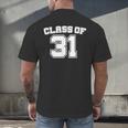 Class Of 31 2031 School Tee Shirt Graduation Class Party Men's Back Print T-Shirt