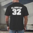 Class Of 32 2032 School Tee Shirt Graduation Class Party Men's Back Print T-Shirt