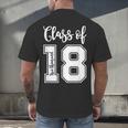 Class Of Two Thousand 18 Shirt Graduation T-Shirt Men's Back Print T-Shirt